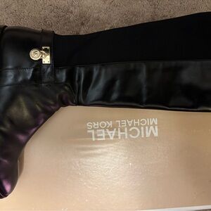 Michael Kors Black Leather Boots